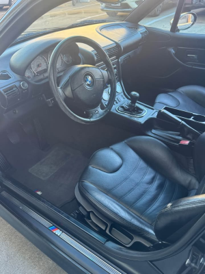 2001 BMW M Coupe in Black Sapphire Metallic over Black Nappa