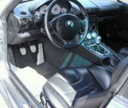 2001 BMW M Coupe in Steel Gray Metallic over Black Nappa - Interior