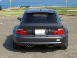 2001 BMW M Coupe in Steel Gray Metallic over Black Nappa - Back