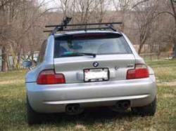 2001 BMW M Coupe in Titanium Silver Metallic over Dark Gray & Black Nappa - Back