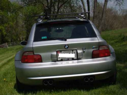 2001 BMW M Coupe in Titanium Silver Metallic over Dark Gray & Black Nappa - Back