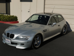 2001 BMW M Coupe in Titanium Silver Metallic over Black Nappa - Front 3/4