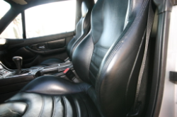 2001 BMW M Coupe in Titanium Silver Metallic over Black Nappa - Interior