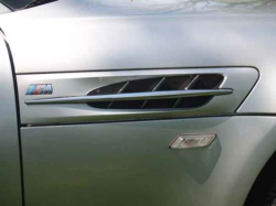 2001 BMW M Coupe in Titanium Silver Metallic over Dark Gray & Black Nappa - Side Detail