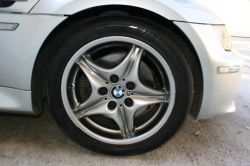 2001 BMW M Coupe in Titanium Silver Metallic over Black Nappa - Front Passenger Wheel
