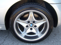 2001 BMW M Coupe in Titanium Silver Metallic over Dark Gray & Black Nappa - Rear Wheel