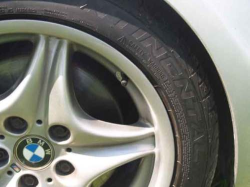 2001 BMW M Coupe in Titanium Silver Metallic over Dark Gray & Black Nappa - Front Wheel