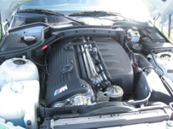 2001 BMW M Coupe in Titanium Silver Metallic over Black Nappa - Engine