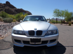 2001 BMW M Coupe in Titanium Silver Metallic over Black Nappa - Front