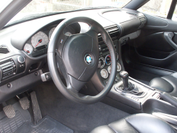2001 BMW M Coupe in Titanium Silver Metallic over Black Nappa - Interior