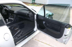 2001 BMW M Coupe in Titanium Silver Metallic over Black Nappa - Passenger Door