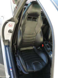 2001 BMW M Coupe in Titanium Silver Metallic over Black Nappa - Passenger Seat