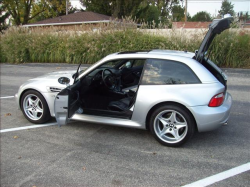 2001 BMW M Coupe in Titanium Silver Metallic over Black Nappa - Side