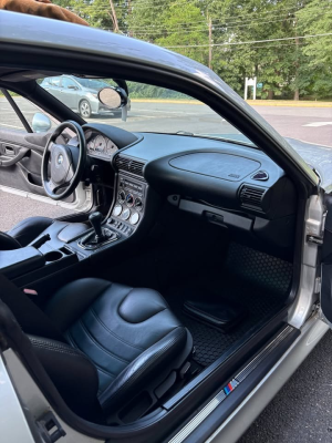 2001 BMW M Coupe in Titanium Silver Metallic over Black Nappa