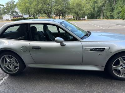 2001 BMW M Coupe in Titanium Silver Metallic over Black Nappa