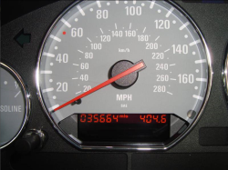 2002 BMW M Coupe in Alpine White 3 over Black Nappa - Gauges