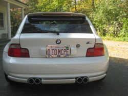 2002 BMW M Coupe in Alpine White 3 over Black Nappa - Back