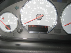 2002 BMW M Coupe in Alpine White 3 over Black Nappa - Odometer