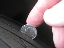 2002 BMW M Coupe in Alpine White 3 over Black Nappa - Tire Tread