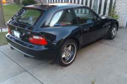 2002 BMW M Coupe in Black Sapphire Metallic over Dark Beige Oregon - Rear 3/4