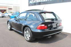 2002 BMW M Coupe in Black Sapphire Metallic over Black Nappa - Rear 3/4