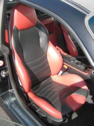 2002 BMW M Coupe in Black Sapphire Metallic over Imola Red & Black Nappa - Passenger Seat