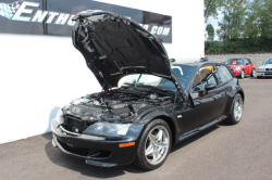 2002 BMW M Coupe in Black Sapphire Metallic over Black Nappa - Hood
