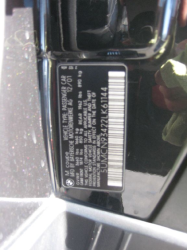 2002 BMW M Coupe in Black Sapphire Metallic over Imola Red & Black Nappa - VIN Tag