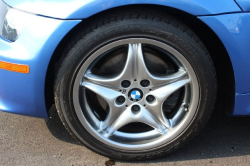 2002 BMW M Coupe in Estoril Blue Metallic over Estoril Blue & Black Nappa - Front Driver Wheel