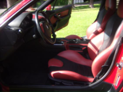 2002 BMW M Coupe in Imola Red 2 over Imola Red & Black Nappa - Seats