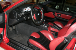 2002 BMW M Coupe in Imola Red 2 over Imola Red & Black Nappa - Interior