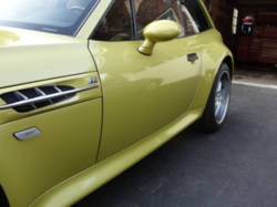2002 BMW M Coupe in Phoenix Yellow Metallic over Black Nappa - Side Detail