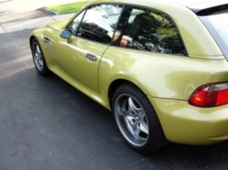 2002 BMW M Coupe in Phoenix Yellow Metallic over Black Nappa - Side Detail