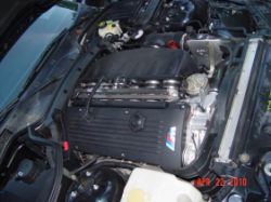 2002 BMW M Coupe in Black Sapphire Metallic over Estoril Blue & Black Nappa - Engine Bay