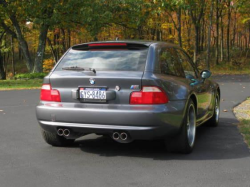 2002 BMW M Coupe in Steel Gray Metallic over Black Nappa - Back