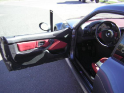 2002 BMW M Coupe in Steel Gray Metallic over Imola Red & Black Nappa - Door Panel