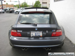 2002 BMW M Coupe in Steel Gray Metallic over Black Nappa - Back