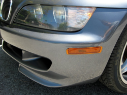 2002 BMW M Coupe in Steel Gray Metallic over Black Nappa - Front Bumper Detail