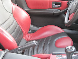 2002 BMW M Coupe in Steel Gray Metallic over Imola Red & Black Nappa - Driver Seat
