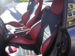 2002 BMW M Coupe in Steel Gray Metallic over Imola Red & Black Nappa - Seats