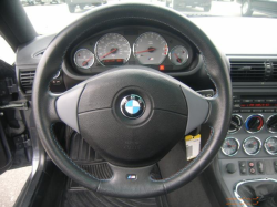 2002 BMW M Coupe in Steel Gray Metallic over Dark Gray & Black Nappa - Steering Wheel