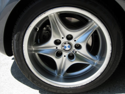 2002 BMW M Coupe in Steel Gray Metallic over Black Nappa - Rear Passenger Wheel
