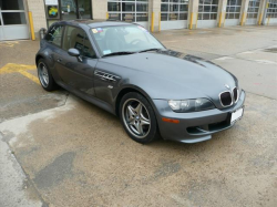 2002 BMW M Coupe in Steel Gray Metallic over Black Nappa - Front 3/4