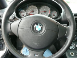 2002 BMW M Coupe in Steel Gray Metallic over Black Nappa - Steering Wheel