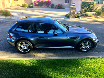 2002 BMW M Coupe in Steel Gray Metallic over Black Nappa