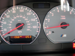 2002 BMW M Coupe in Steel Gray Metallic over Black Nappa - Gauges