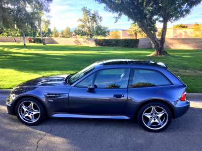 2002 BMW M Coupe in Steel Gray Metallic over Black Nappa