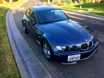 2002 BMW M Coupe in Steel Gray Metallic over Black Nappa