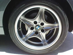2002 BMW M Coupe in Steel Gray Metallic over Dark Gray & Black Nappa - Rear Driver Wheel