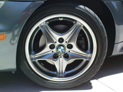 2002 BMW M Coupe in Steel Gray Metallic over Dark Gray & Black Nappa - Front Driver Wheel